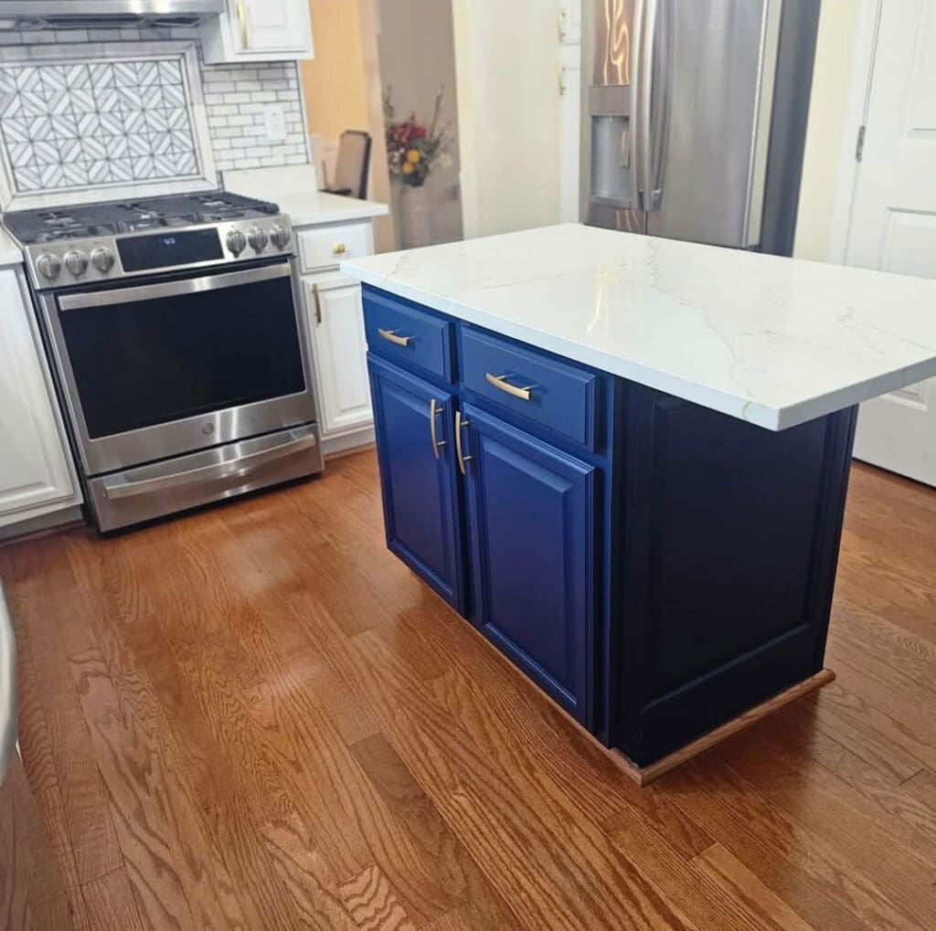 Cabinet-Paint-Island-After-Blue
