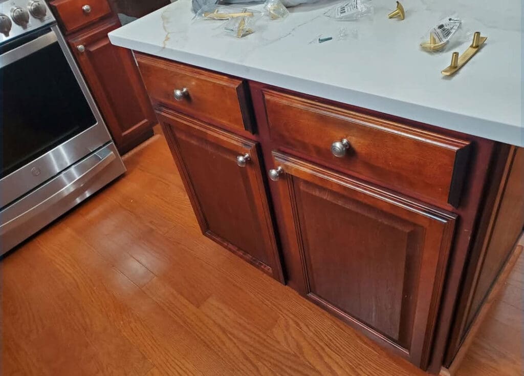 Cabinet-Paint-Island-Before