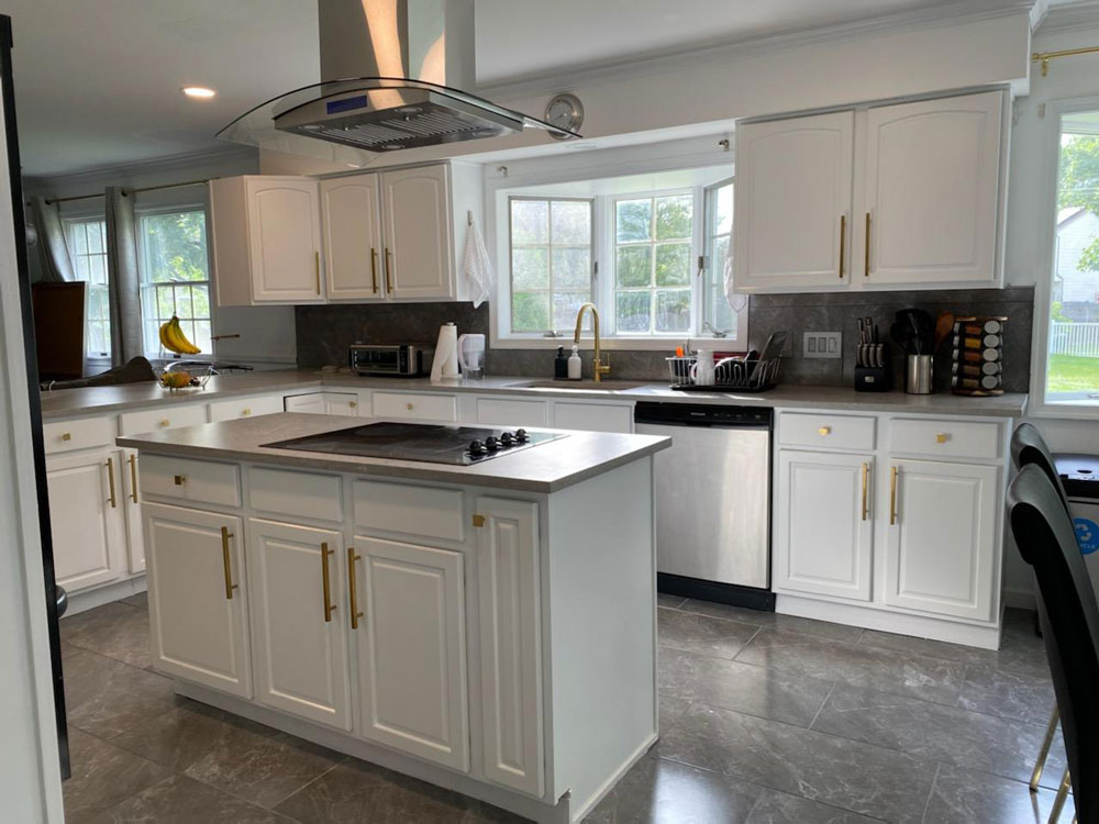 rosebushafter Kitchen Remodeled By A Woman's Brush