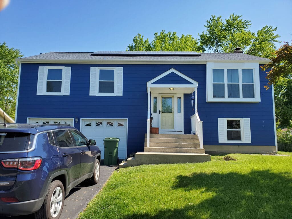 sunbeam-after Home exterior paint done by A Woman's Brush